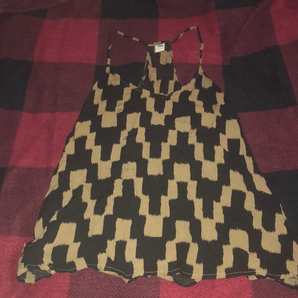 Old navy olive/black blouse